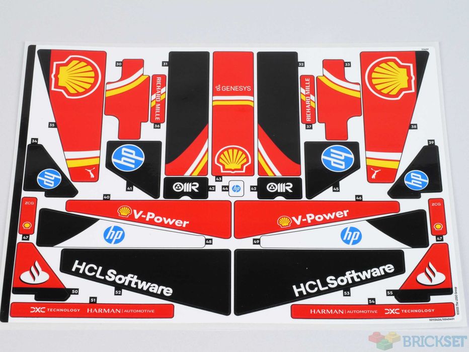 Rep. LEGO F1 Ferrari SF-24 F1 – Novo por montar