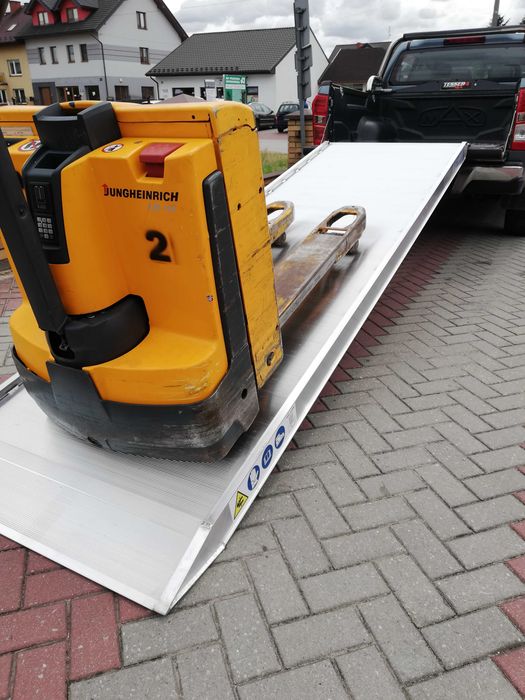 Najazdy Aluminiowe 3,5m 5250kg Cert./Gwarancja/ Dostawa