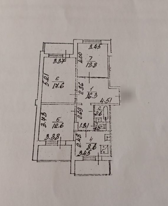 Продам 3-х кімнатну квартиру. метро  Харківська.