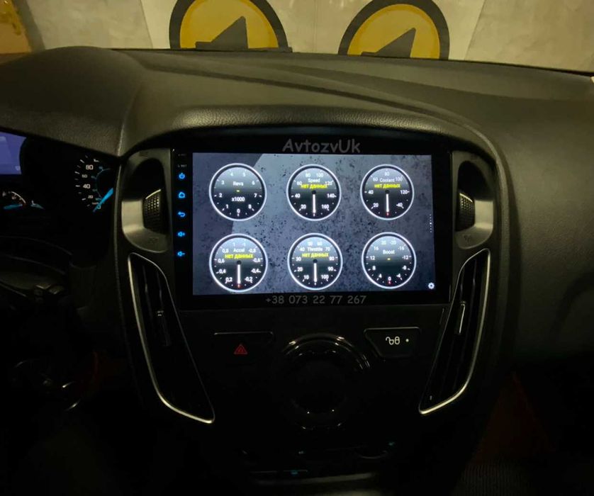 Магнитола FOCUS 4 Ford Дисплей Форд Фокус 3 CarPlay 2 дин Android 15