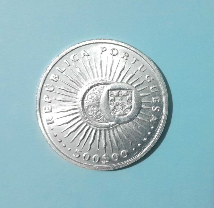 Moeda prata 500 escudos - 3º Centenário da morte do Pe. António Vieira