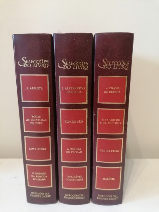 3 livros das coleções do livro, coleções do reader's digest