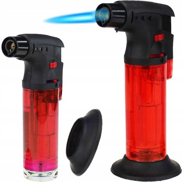 Palnik żarowy gazowy duża zapalniczka na podstawce