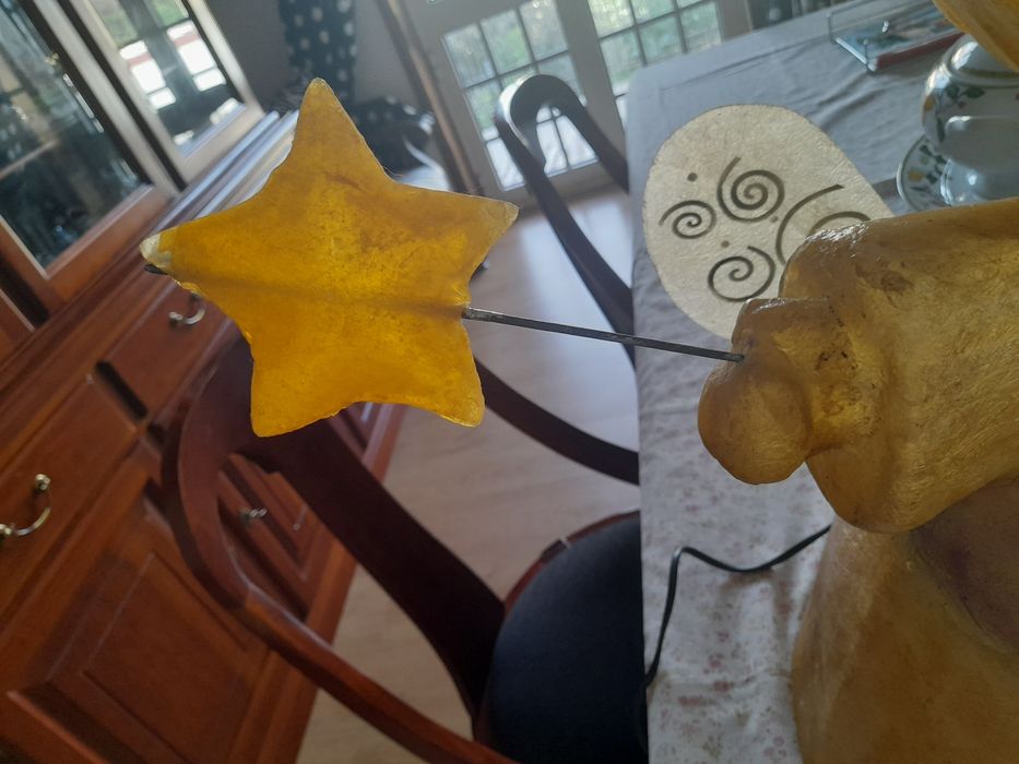 Candeeiro menina em acrílico