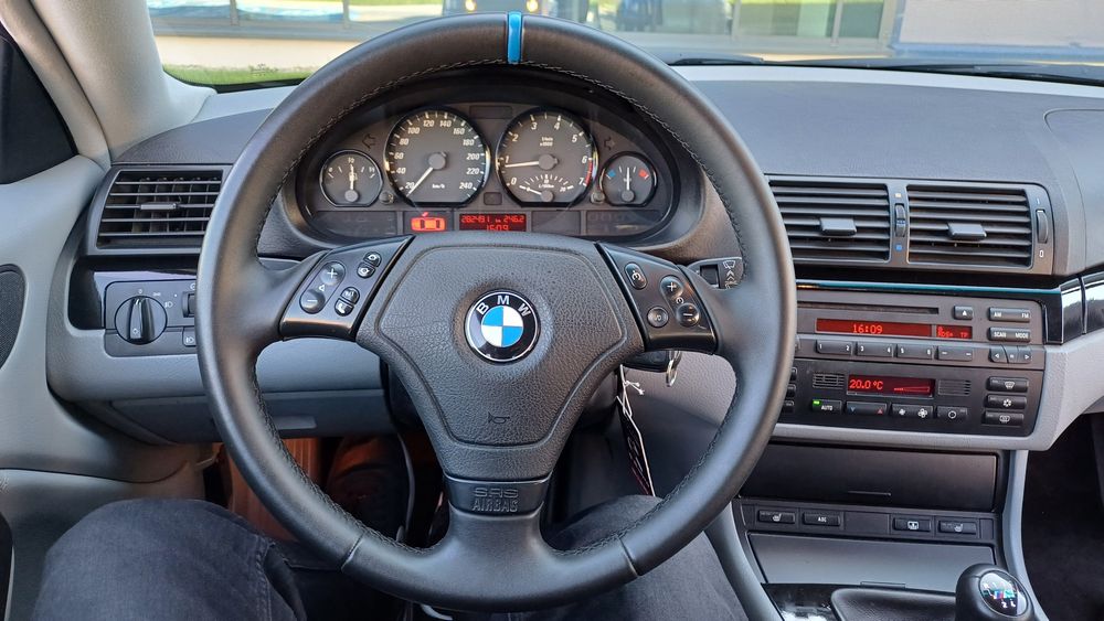 Kierownica E46 Sport NOWE obszycie multi multifunkcja M poduszka