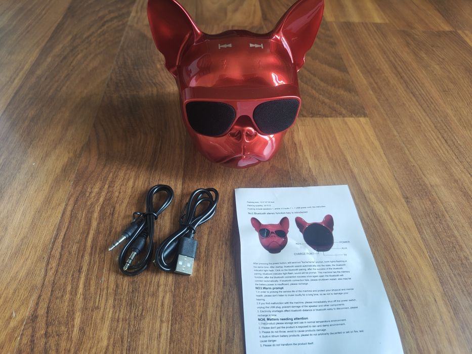 Głośnik Bluetooth The Sound of the Future – pies Bulldog 5W