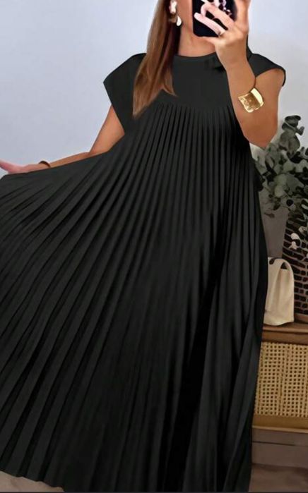 Vestido comprido  elegante Preto T M