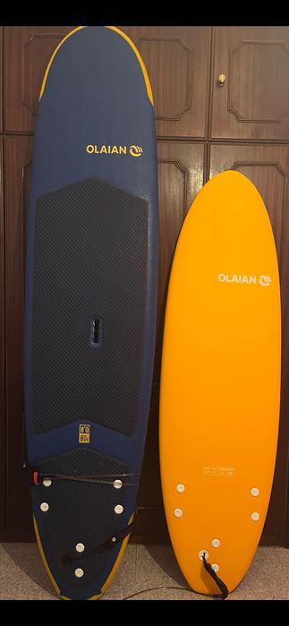 Prancha de Surf Olaian 8'0 80L – Ótima para iniciação | Com leash e quilhas