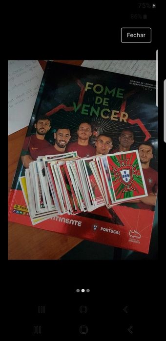 Cromos da seleção