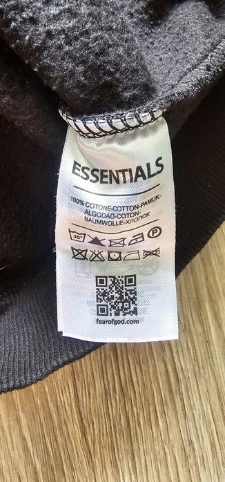 Essentials bluza męska z kapturem rozmiar XL wymiary na zdjęciach stan bardzo dobry 100% bawełny