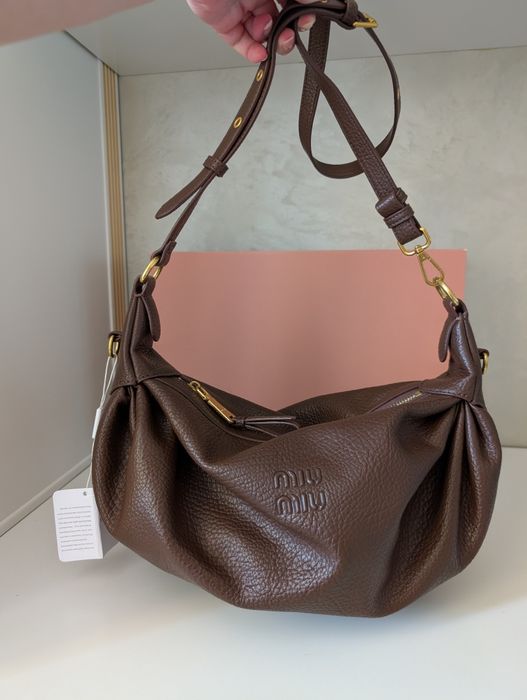 ‼️БЕЗ Передплати Сумка шкіряна Miu Miu / Сумка тоут кожаная женская 30 см