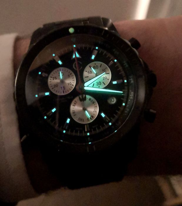 Zegarek męski Swiss Made Christopher Ward Peregrine Pilot Chronograph