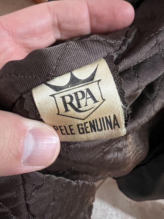 Casaco homem de pele genuína   Tamanho L   Em excelente estado