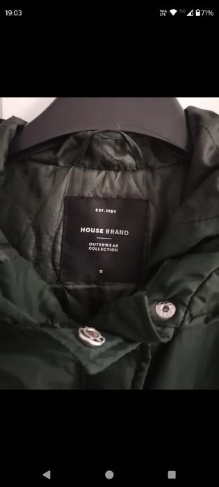 Kurtka przejściowa ciemnozielona House