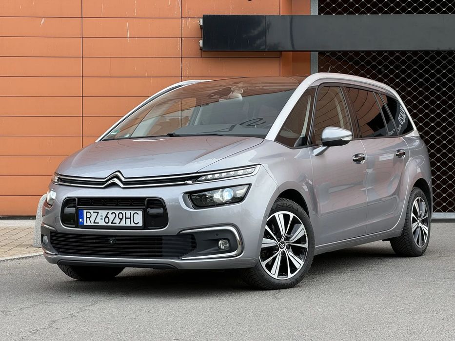 Citroën C4 Grand Picasso 2.0 BlueHDi 150 EAT6 SHINE Panorama Kamery 360 JBL ACC 7 MIEJSC Skóra