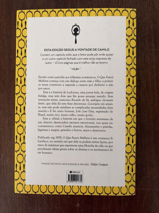 O Que Fazem Mulheres - Camilo Castelo Branco