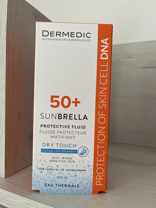 Dermedic sunbrella 50+ krem matujący ochronny