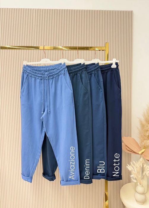 Spodnie damskie z patką Wiya dresowe duży wybór kolorów