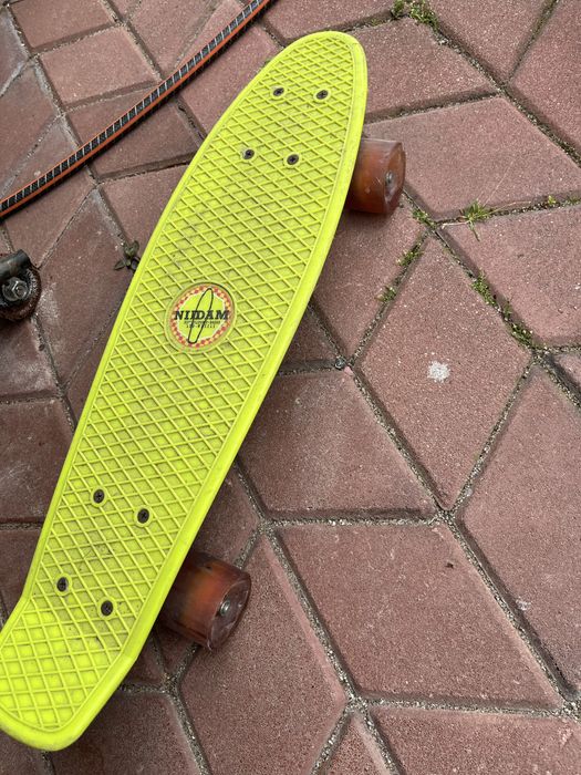 Deskorolka świecące kółka