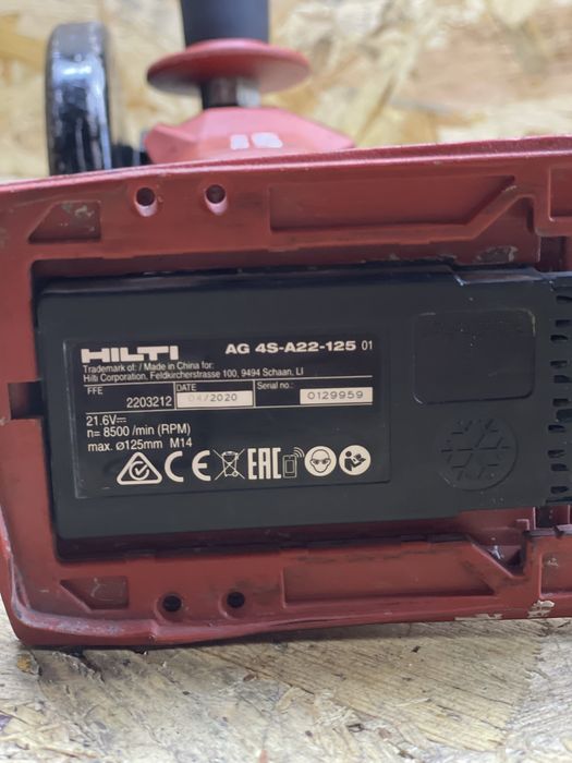 Szlifierka kątowa hilti
