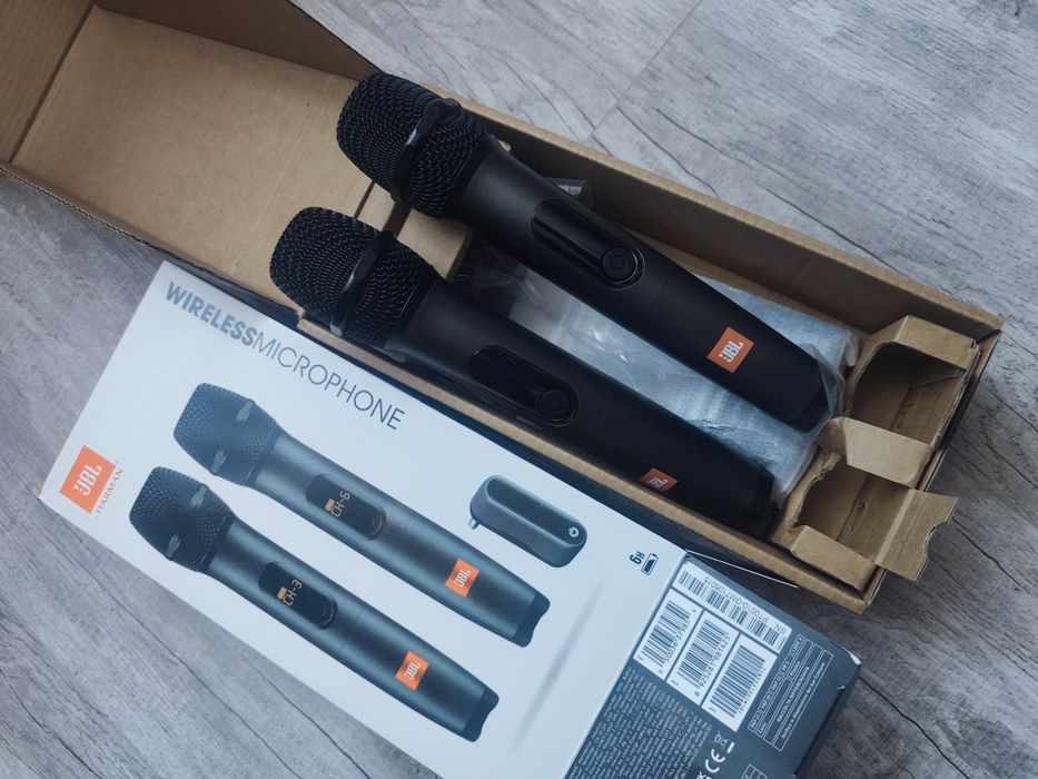 JBL Wireless Microphone – 2 bezprzewodowe mikrofony | NOWE | Karaoke / PartyBox