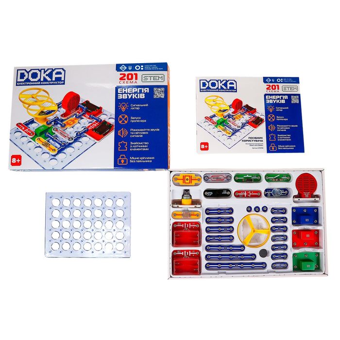 Конструктор электронный Doka 201 схема