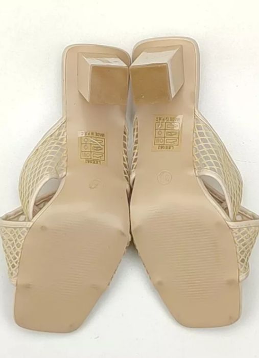 Klapki nowe, obcas ok 8 cm