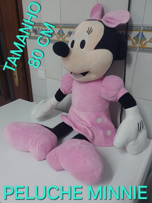 PELUCHE DA MINNIE COM 80 CM. Casa,Colecção,Quarto,Criança Brincar,Sala