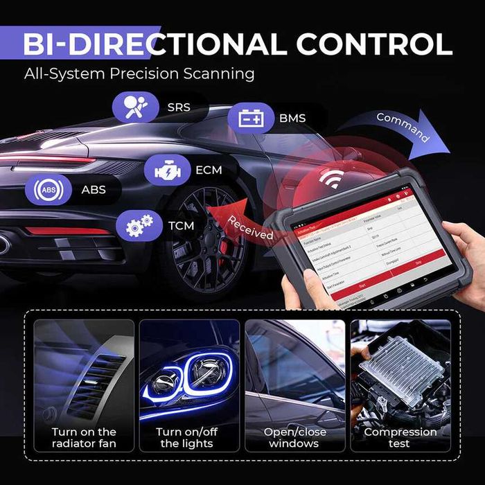 Launch X431 PRO3 APEX EV Maq Diagnostico OBD Ligeiros+ Eléctricos NOVO