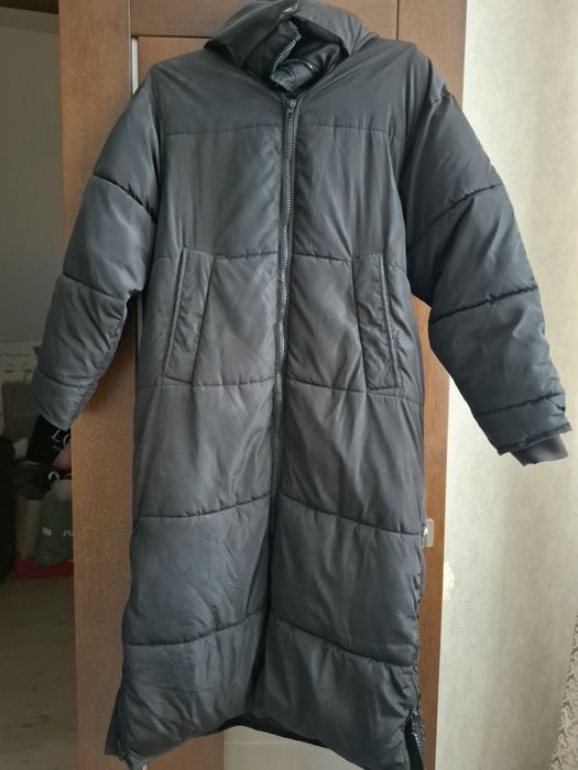 Куртка зимова  з капюшоном оверсайз Zara