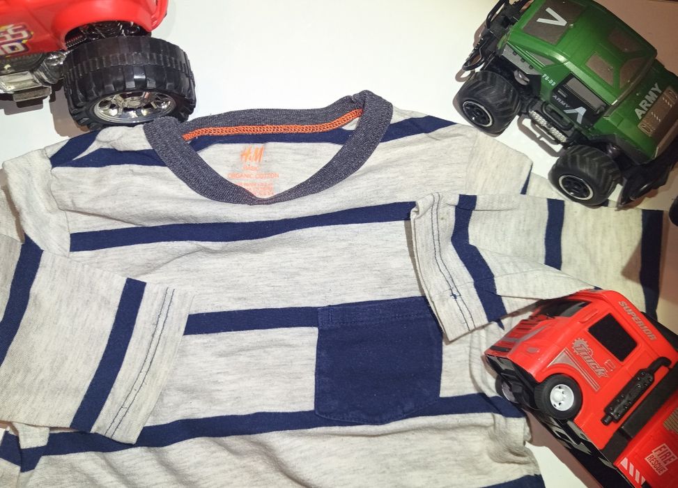 Bluzka chłopięca w paski H&M 98/104