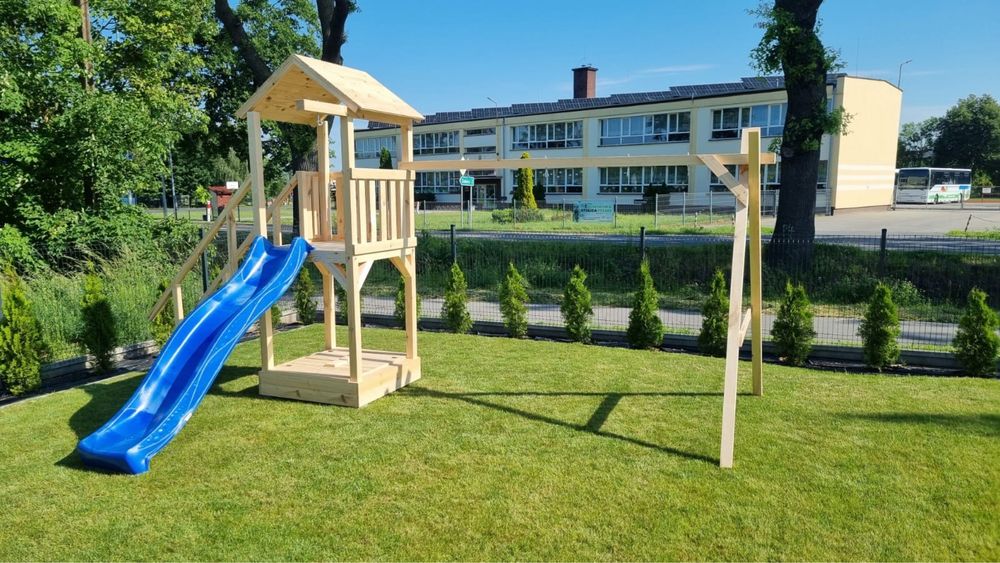 Transport Gratis! Domek dla dzieci plac zabaw zjezdżalnia