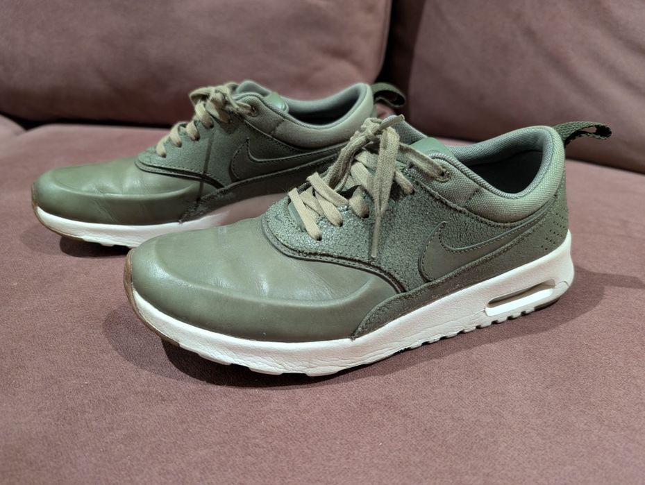 Zielone skórzane adidasy Nike Air Max38