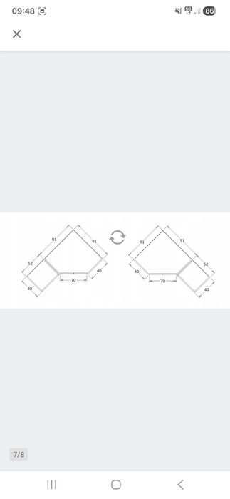 Szafa narożna plus regał z nadstawką