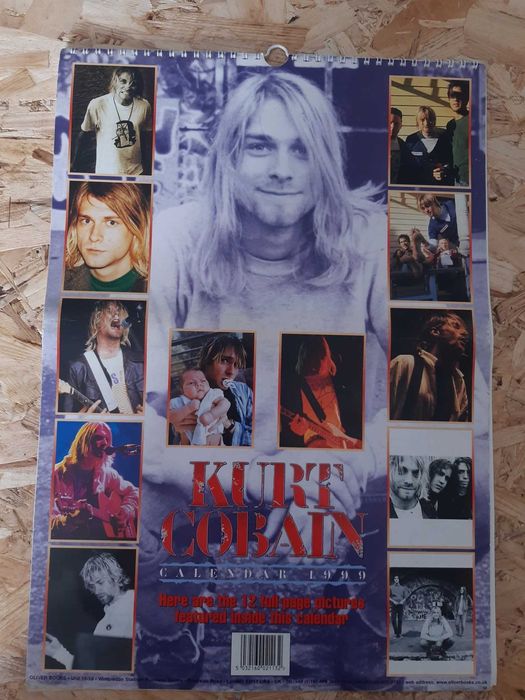Calendário Nirvana Kurt Cobain