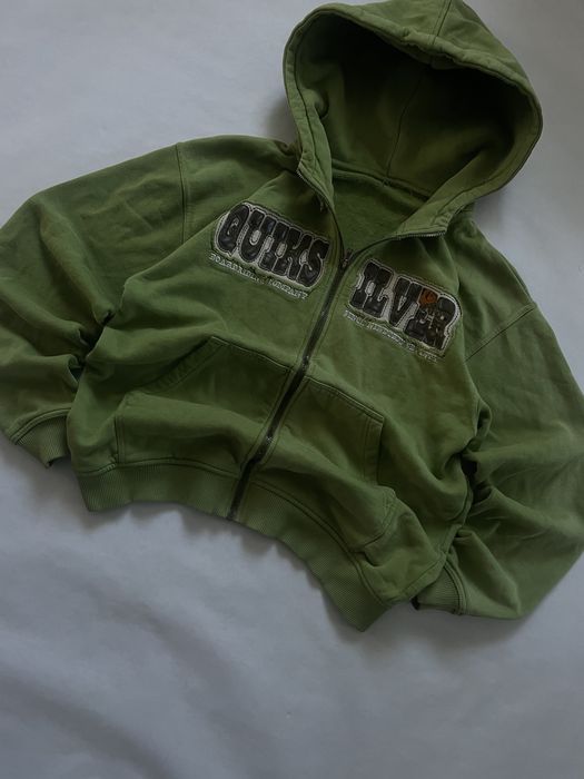 Кофта Зипка Зип-Худи Quiksilver Mega rap rep sk8 opium Green rare item
