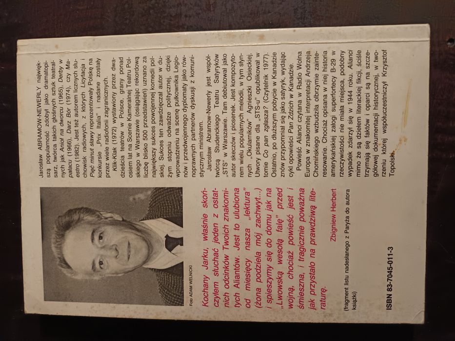 Alianci - Jarosław Abramow-Newerly, rok 1990, książka