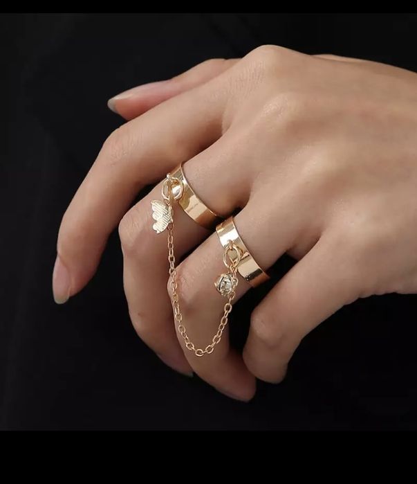 Набор женских колец с изменяемым размером, регулируются, жіночий