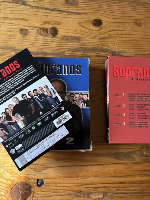 Caixa Filmes Dvds Serie Sopranos - temporadas 1 a 3