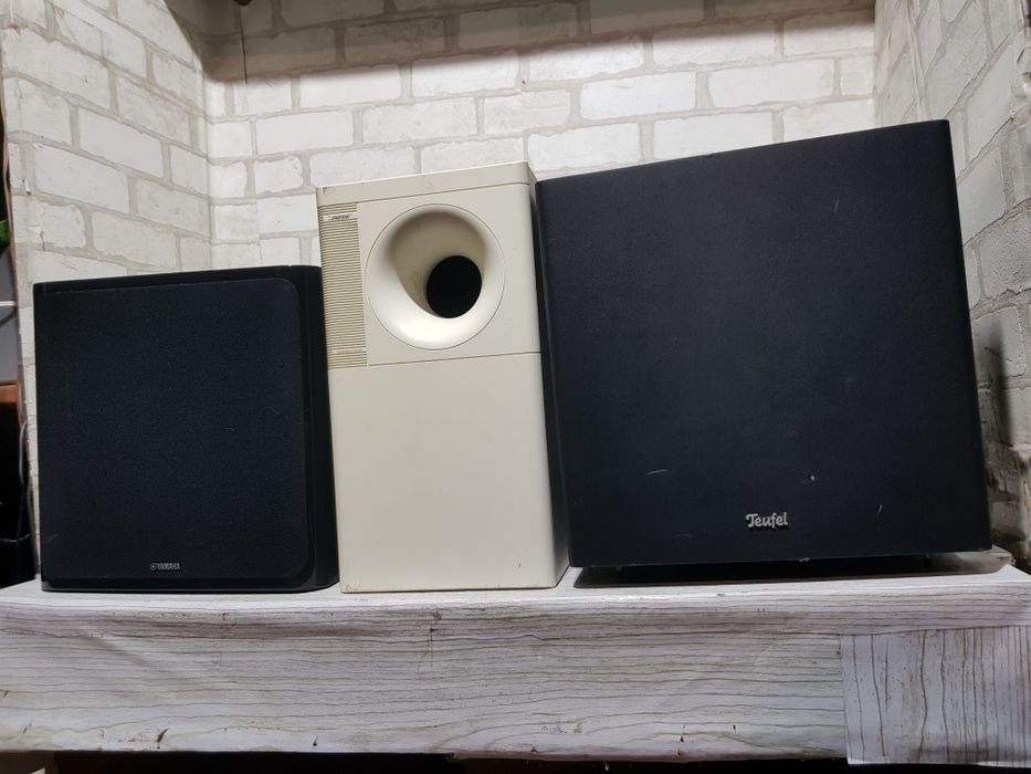 Активні сабвуфери YAMAHA,TEUFEL, BOSE, потужність 100 Вт, б/у з Німеччини
