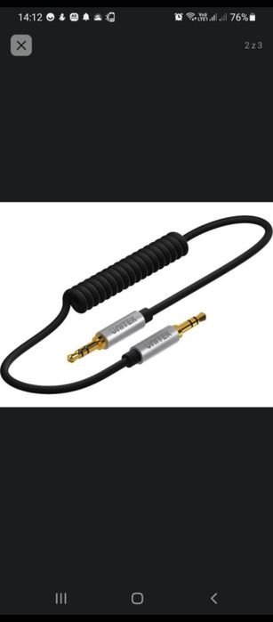 Kabel Jack 3.5mm - Jack 3.5mm 1,5m