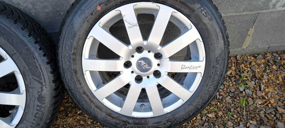 Alufelgi Felgi z Oponami Zima 7JX16 et38 5x120