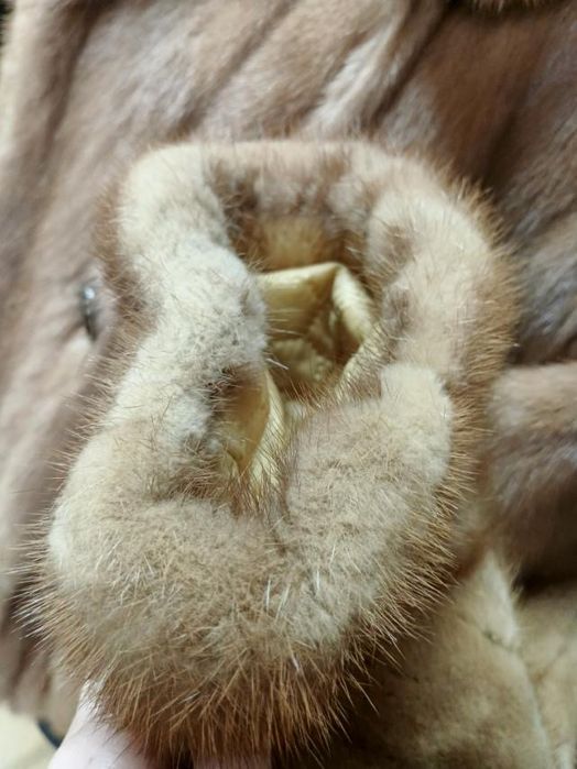 Полушубок из натуральной норки