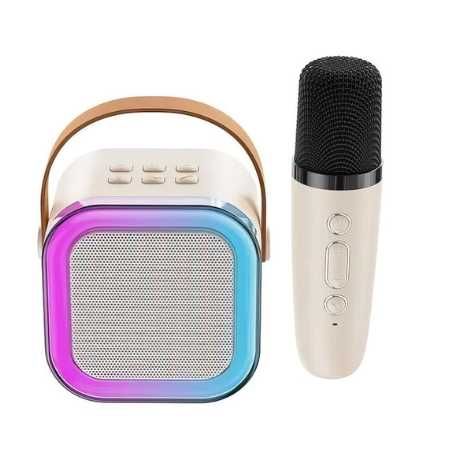 Бездротова портативна Bluetooth колонка з мікрофоном Караоке Микрофон