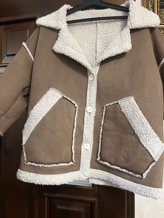 Тепла жіноча дублянка — універсальний розмір