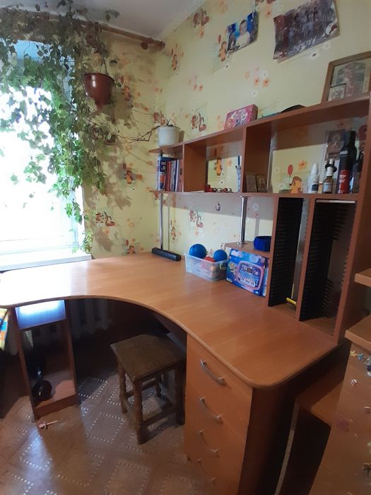 Комп'ютерний стіл з стійкою.