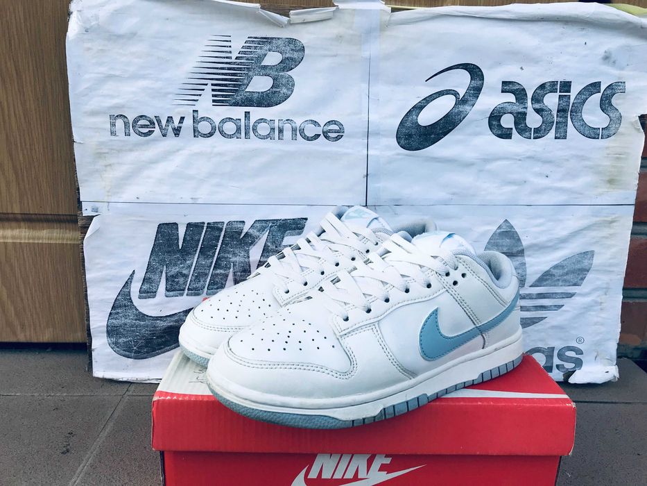 Кроссовки Nike Dunk Low баскетбольные кожаные