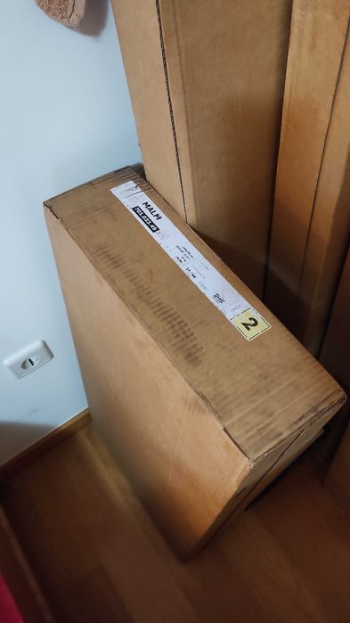 Quarto IKEA MALM c/ Arrumação (Cama 160x200) - Novo em Caixa