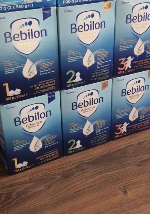 Mleko Bebilon Advance Pronutra 1 2 3 4 kazda. ilość