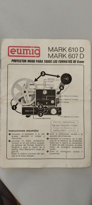 Projector Eumig Mark 610 D